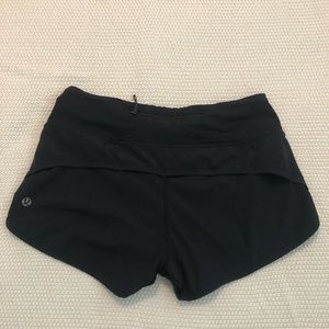 Lululemon Black Speed Shorts